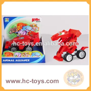Sliding Car with Deformation, Deformable Animal and Car, Transformable Dinosaur Car