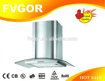 european style wall mounted cooking chimney range hood with LCD display