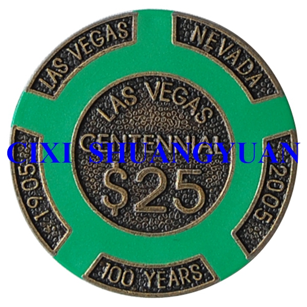 Las Vegas Centennial Metal Chip (SY-F03)