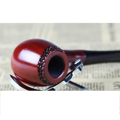 Factory selling classic handmade mahogany smoking pipe