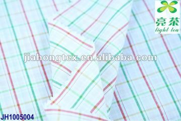 50*50/130*90 100% Cotton yarn dyed gingham poplin with mercerized finish