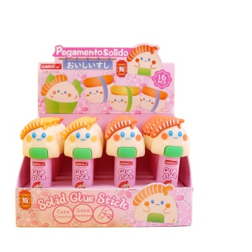 Borong kawaii alat tulis mini kreatif comel: weibo kartun sushi nasi bola gam tongkat untuk sekolah