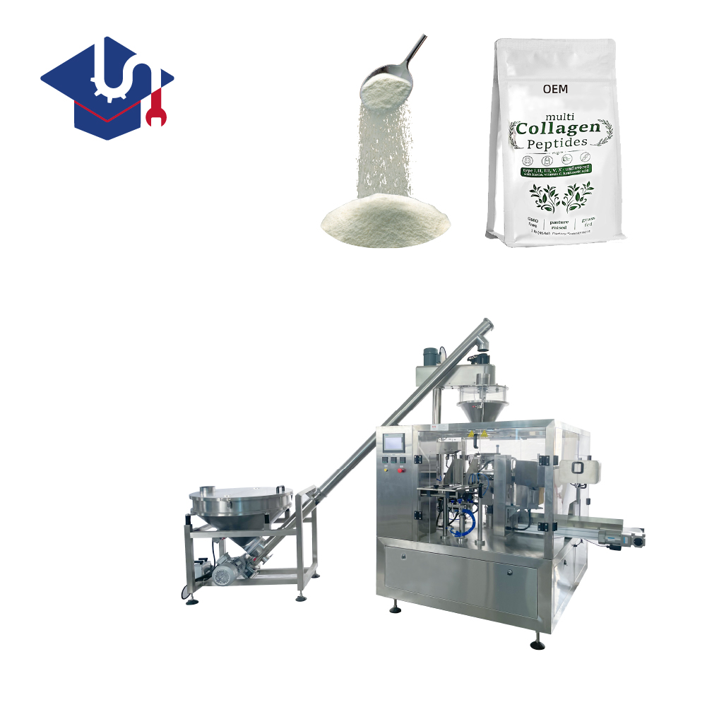 Full automatic premade bag cocoa powder packing machine