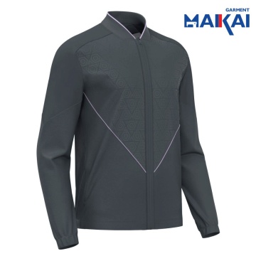 Long-Sleeved Men's Zipper Sport Top