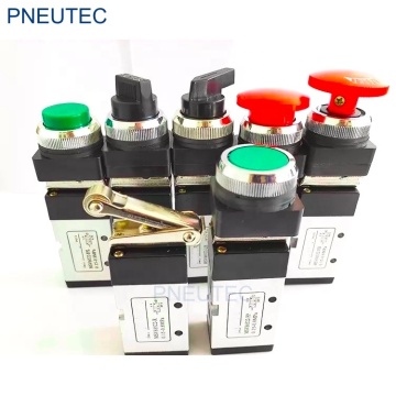 NINGBO AIRTAC 5/2 Way Lengthened Knob Directional Pneumatic Hand Control Valve