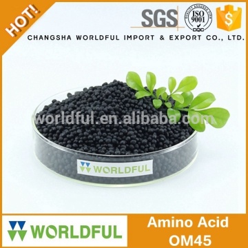 45% organic matter + NPK+humic acid +amino acid granule fertilizers agriculture products