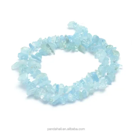 Pandahall 5-7mm Natural Aquamarine Bead Strands
