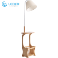 Wysoka narożna lampa podłogowa LEDER