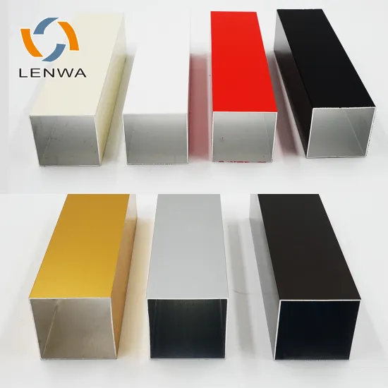 LENWA Extrusion Factory - Various Aluminum Tube Sizes: Square, Round, Oval, Rectangular