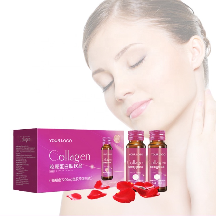 Oem Odm Vegan Raspberry Flavor Deep Sea Fish Collagen Peptide Reduce Wrinkles Skin Brighten Collagen Peptide Drink1