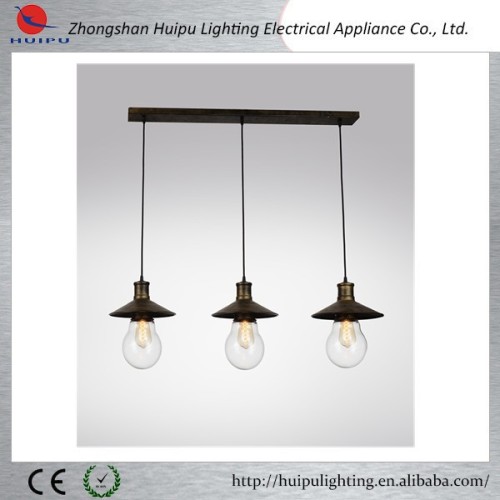 modern 3 big clear glass bulb chandelier ceiling lamp with trade assurance suuplier