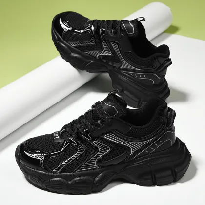 New Height-Enhancing Breathable Retro Thick-Soled Casual Sports Shoes