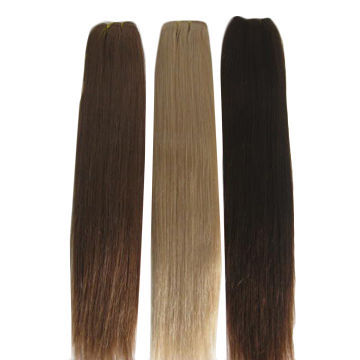 Human Hair Extension, Various Colors/Waves are Available