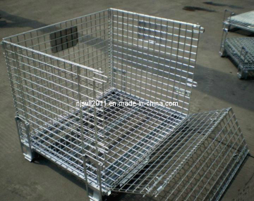 Kinds of Foldable Metal Mesh Warehouse Storage Container