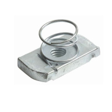 Csatornaanya rövid rugóval