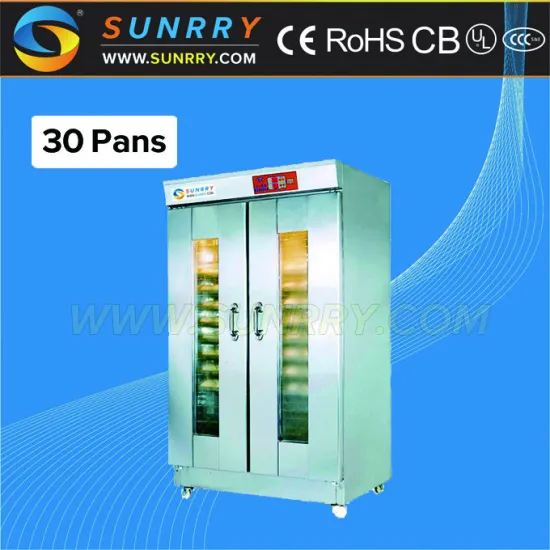 2015 stainless steel double doors 30 trays dough proofing fermentation machine cabinet