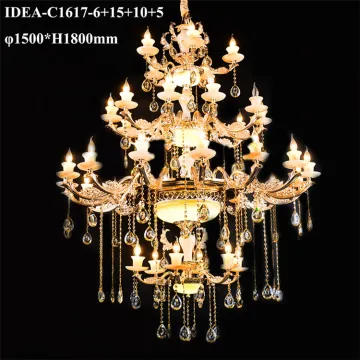 suspension hotel pendant lighting candle chandelier