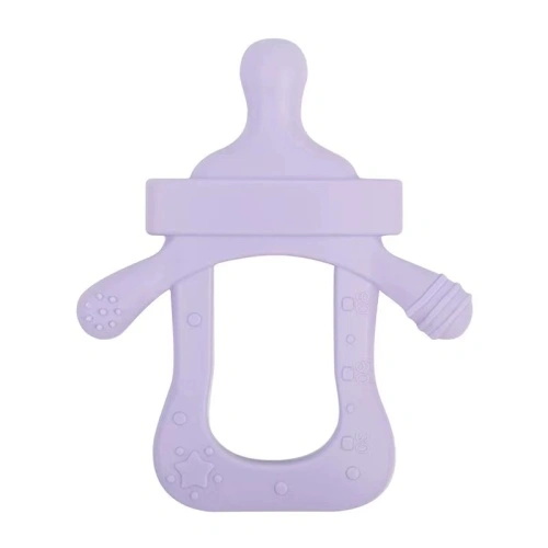 Milk bottle Design Toy Pacifier Clip Silicone Teether