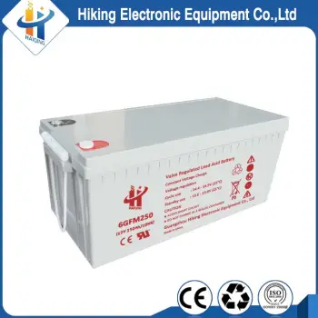 Maintenance free agm valve regulated sealed lead acid battery 12v250ah