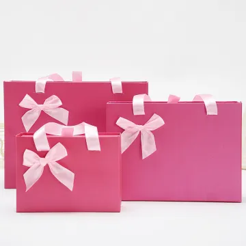 Wholesale small pink wedding gift box