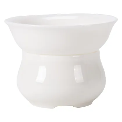 White Porcelain Tea Strainer - Household Ceramic Tea Filter for Kung Fu Tea Set