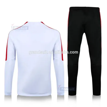 Popular football team sports tracksuit long sleeve for men cheap top quality sweater suit slim fit pants football training set