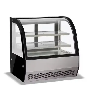 Refrigerator Microwave Cabinet for Homemade Cake, Mini Front Door Open Refrigerator Cake Chiller Showcase