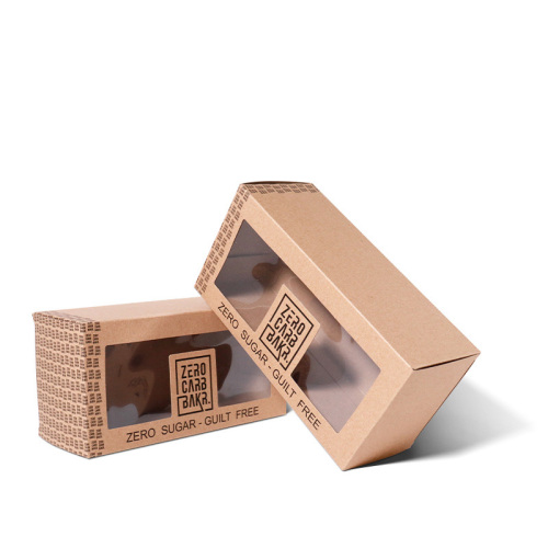 350GSM Window Brown Paper Box aanpassen