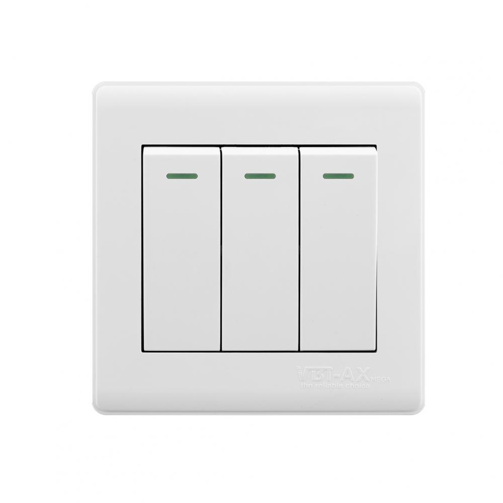 Ax Serie 3 Gang 2 Way met neon