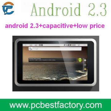 cheap android 2.3 capacitive tablet pc