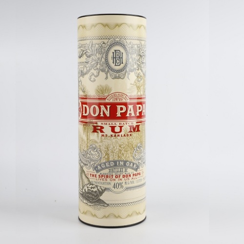 Cardboard Cylinder Packaging Single Wine Tube Box
