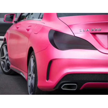 Satin Metallic Pink Car Vinyl Wrap.