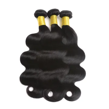 Unprocessed Brazilian Virgin Cuticle Aligned Human Hair Bundles ,Body Wave Human Hair Extension
