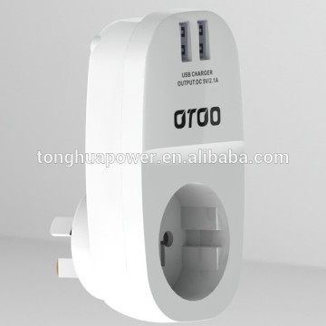 USB universal travel adapter with USB,EU UK USA AU USB travel charger