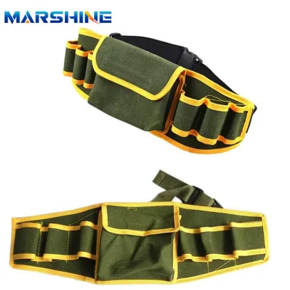 Multifunction Waterproof Canvas Waist Bag Tools Pocket
