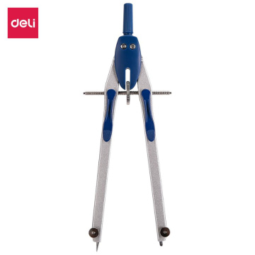 DELI Professional Compass Geometry Set - Durable Zinc Alloy Math Tool for Precision Drawing