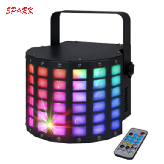 30W RGBW LED Disco DJ Party Lighting with Red and Green Laser Gobos