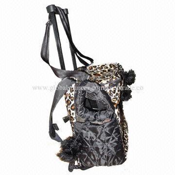 Dog Backpack with Front Pocket, Adjustable Sternum Strap