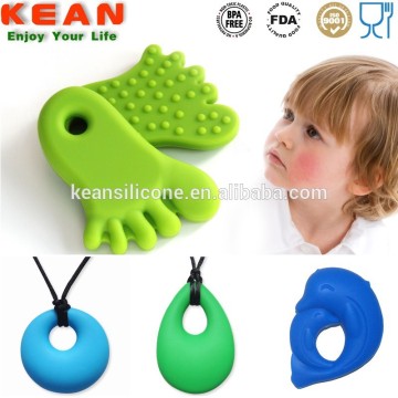 2015 Charms silicone beads necklace and pendant wholesale jewelry