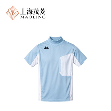 Jersey de cuello redondo de algodón suave