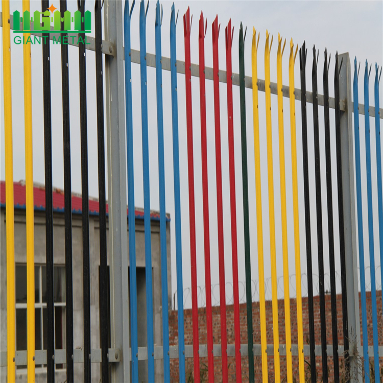 free standing temporary fencing galvanized palisade fencing