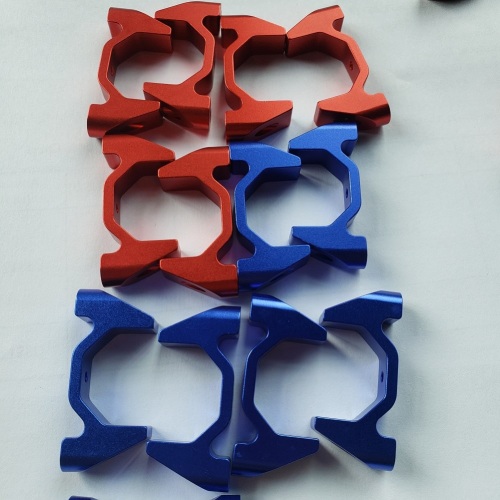 28mm Putaran CF Aluminium Tube Clamp untuk Olahraga