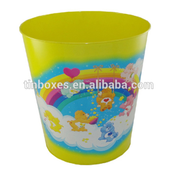 painted metal pail