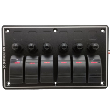 Waterproof Toggle Switch Panel for RVs, Trucks, Trailers, and Boats