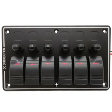 Waterproof Toggle Switch Panel for RVs, Trucks, Trailers, and Boats