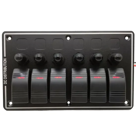 Waterproof Toggle Switch Panel for RVs, Trucks, Trailers, and Boats