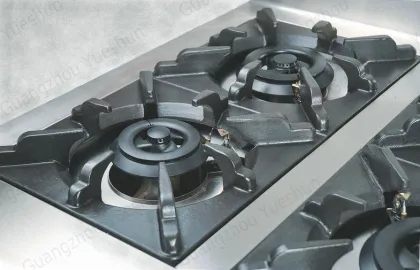 Gas Range With 6 Burner / Oven , Western Kitchen Equipment