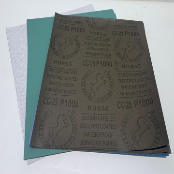 1000 Grit Silicon Carbide Sandpaper for Wood, Metal, and Automotive