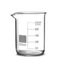 Vaso de vidrio Boro3.3 de baja forma con Spout 1000ml