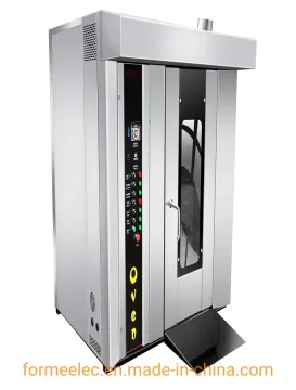 Bread Baking Oven Bakery Machine Baking Equipment Diesel Oven 16 Trays Rotary Convection Oven